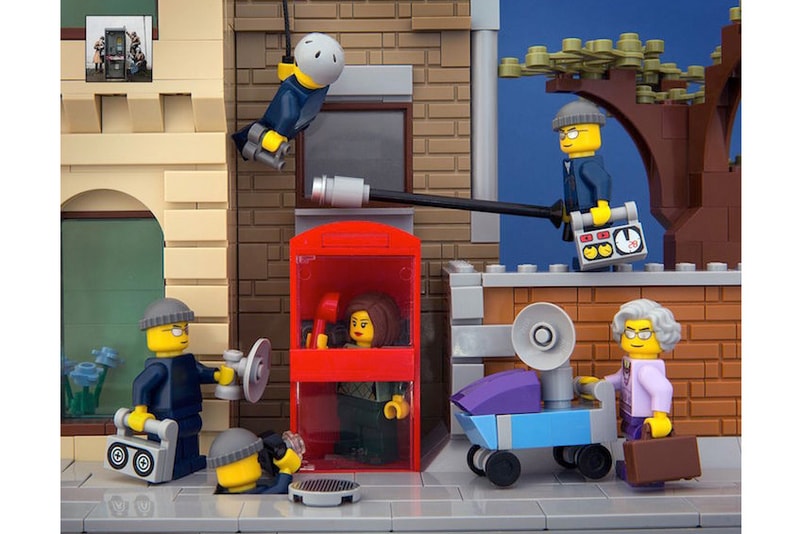 Jeff Friesen Recreates New Banksy Pieces Using LEGO