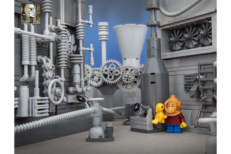 Jeff Friesen Recreates New Banksy Pieces Using LEGO
