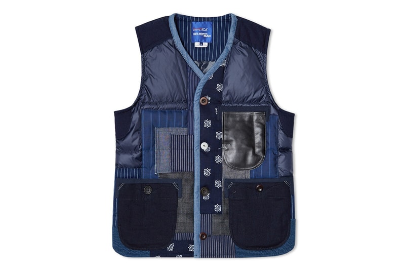 Junya Watanabe MAN x Duvetica Patchwork Down Vest