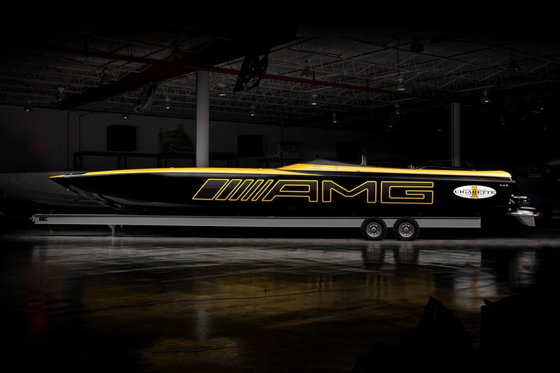 Mercedes AMG GT-S-Inspired Marauder Boat by Cigarette Racing
