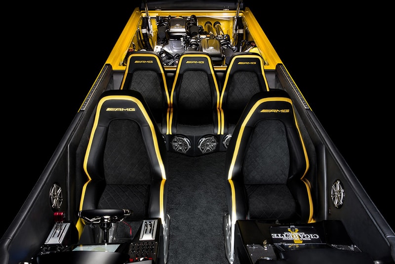 Mercedes AMG GT-S-Inspired Marauder Boat by Cigarette Racing
