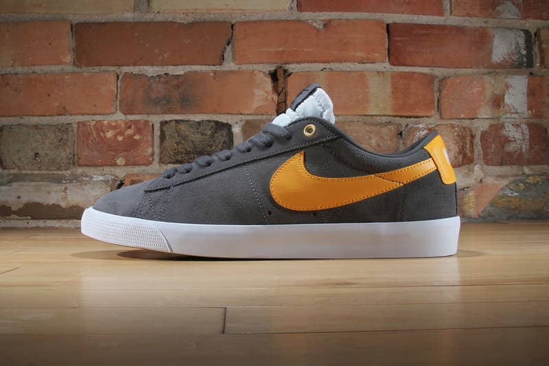 Nike SB GT Blazer Dark Grey/White–University Gold