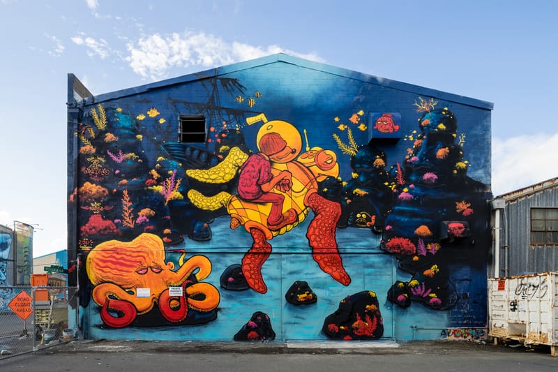 James Jean, Kevin Lyons and Tristan Eaton Take Over Honolulu Wallscape for POW! WOW! Hawaii 2015