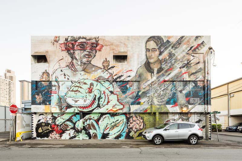 James Jean, Kevin Lyons and Tristan Eaton Take Over Honolulu Wallscape for POW! WOW! Hawaii 2015