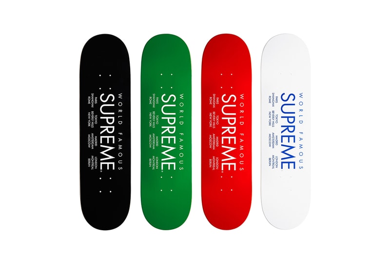 Supreme 2015 Spring/Summer Accessories Collection