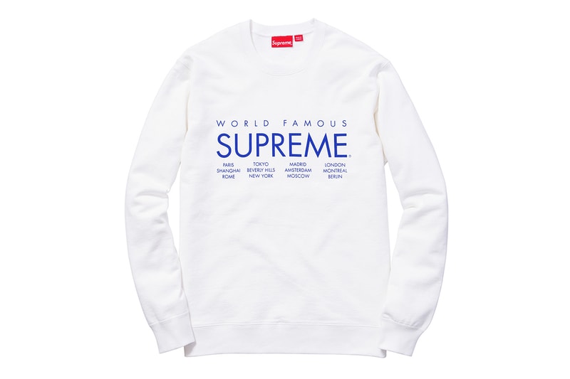 Supreme 2015 Spring/Summer Apparel Collection
