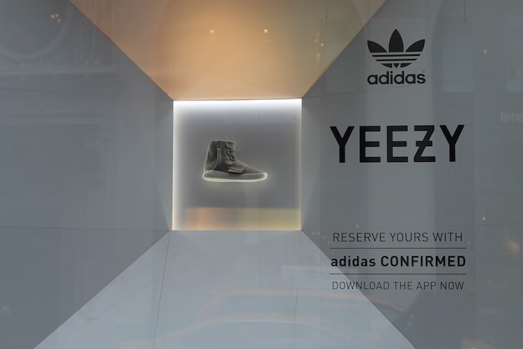 Update: Yeezy Sneakers on Display at the Adidas Store in New York