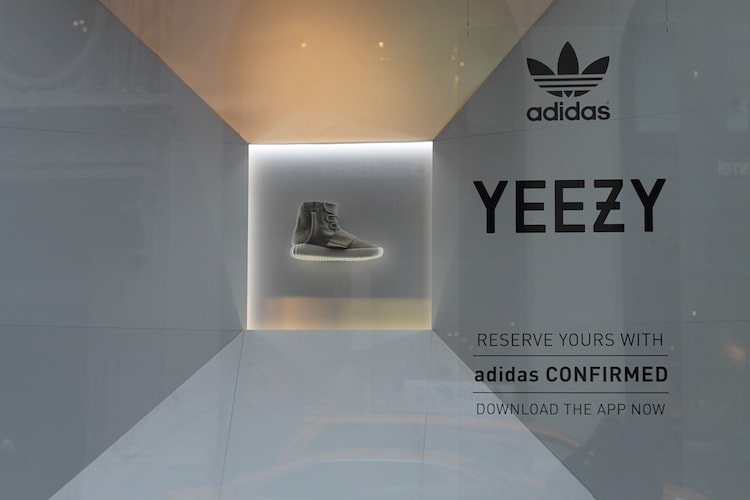 The adidas Yeezy 750 Boost is Now on Display at adidas NYC Store