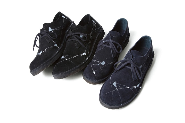 uniform experiment Dripping Low Cut Suede Shoes