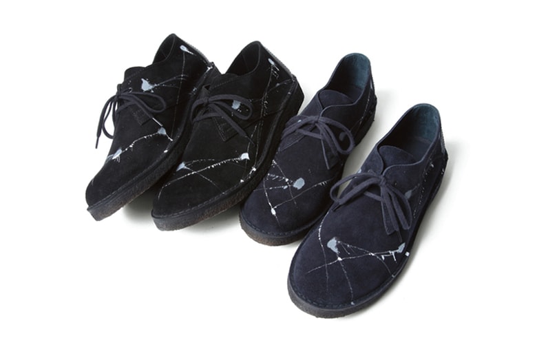 uniform experiment Dripping Low Cut Suede Shoes