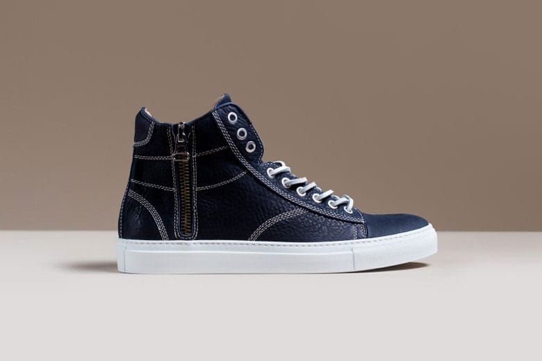 wings+horns 2015 Spring Leather Collection "Night Blue"