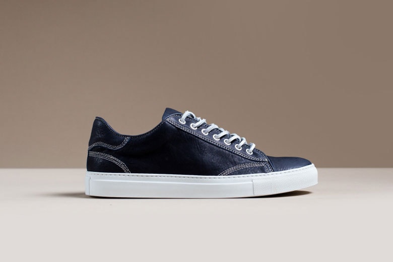 wings+horns 2015 Spring Leather Collection "Night Blue"