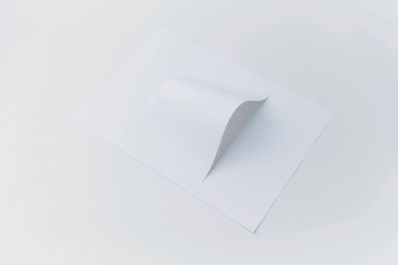YOY Design Studio Creates a Poster Lamp from a Single Sheet of Paper