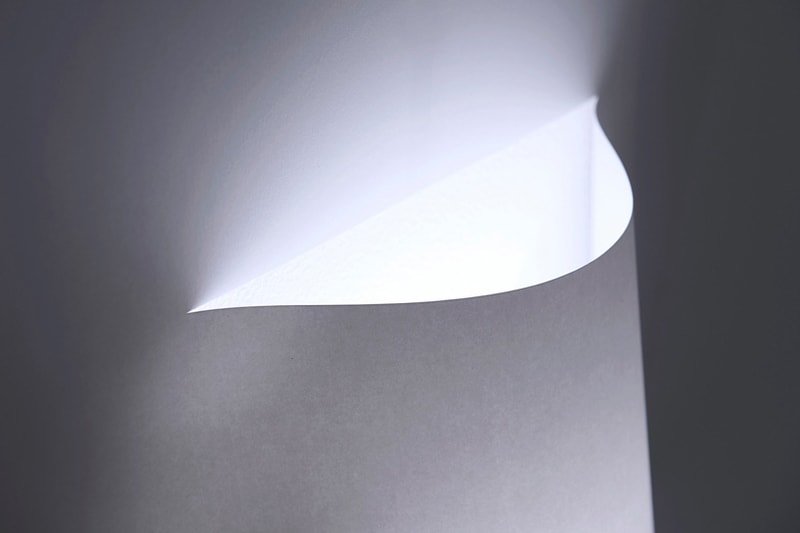 YOY Design Studio Creates a Poster Lamp from a Single Sheet of Paper