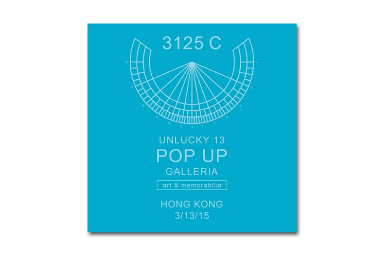 3125C "Unlucky 13" Pop-Up Galleria in Hong Kong