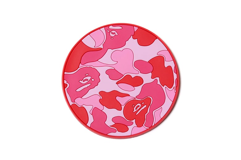 A Bathing Ape "ABC CAMO" Rubber Coaster Set