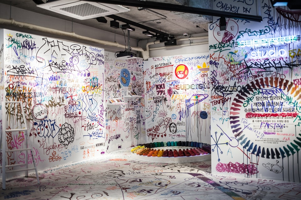 adidas Originals Seoul Flagship Store Crowd-Sourced Art in the Supercolor Studio Hypebeast