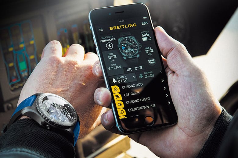 Breitling Launches B55 "Connected Chronograph"