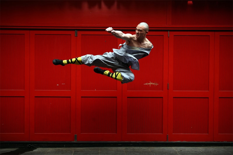 Buddhist Warrior Monks Excelling at Kung Fu