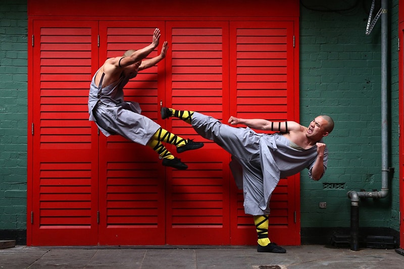 Buddhist Warrior Monks Excelling at Kung Fu