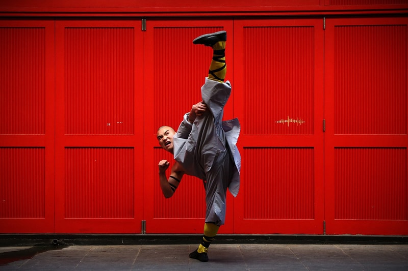 Buddhist Warrior Monks Excelling at Kung Fu