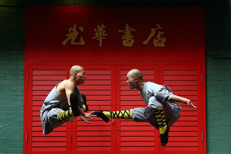 Buddhist Warrior Monks Excelling at Kung Fu