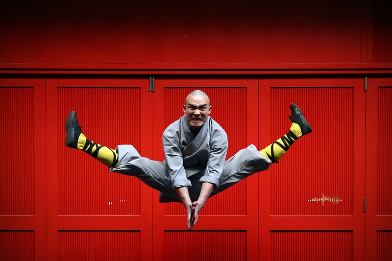 Buddhist Warrior Monks Excelling at Kung Fu