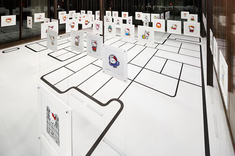 Floating Hello Kitty Installation by Naoya Iwama
