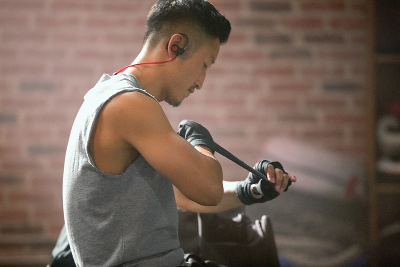 Flyweight Champ Zou Shiming Flexes in Beats by Dre Powerbeats2 Wireless