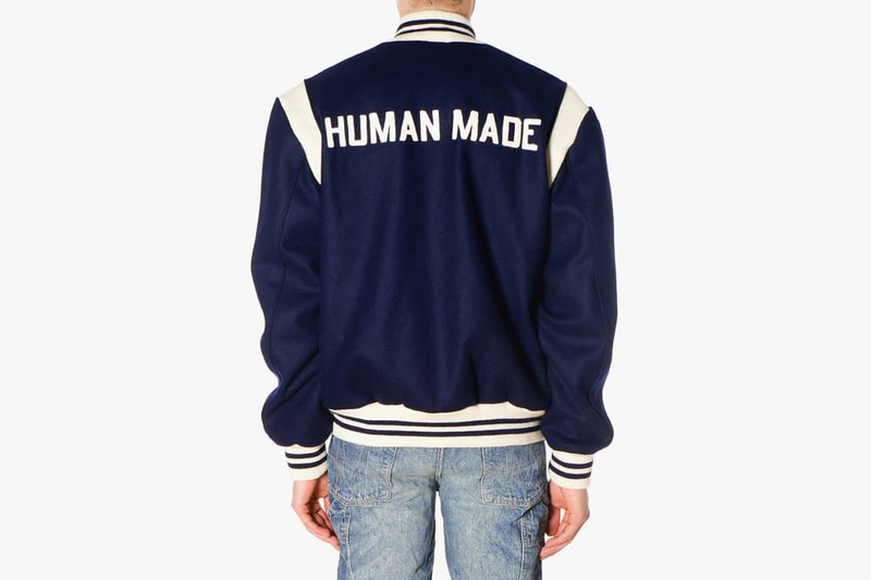HUMAN MADE x Ebbets Field Flannels Varsity Jacket