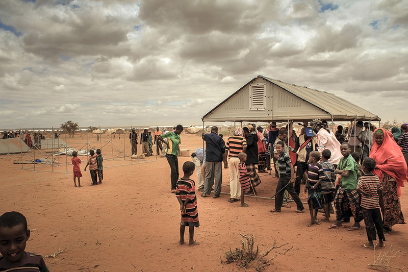 IKEA Produces 10,000 Packable Shelters for Refugees