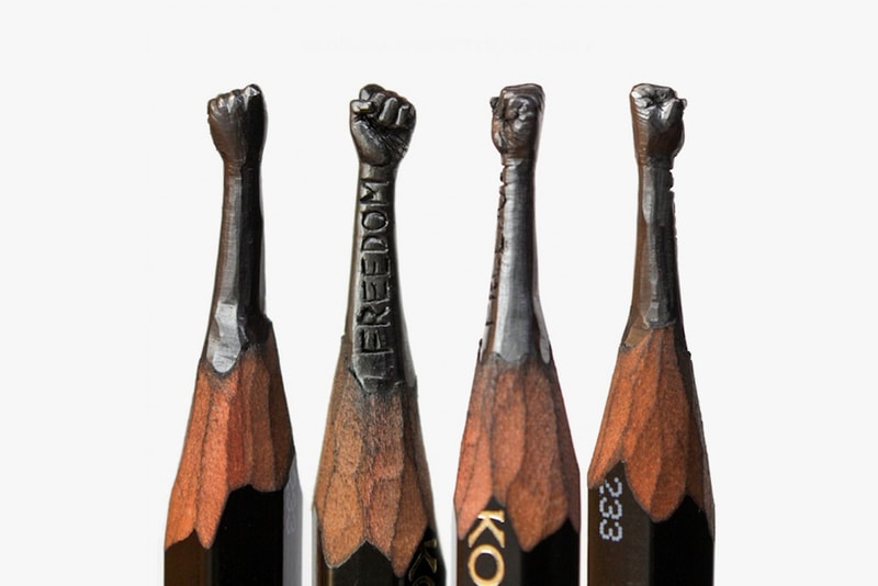 Intricate Hand-Carved Sculptures Made of Pencil Lead