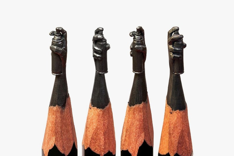Intricate Hand-Carved Sculptures Made of Pencil Lead