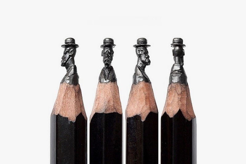 Intricate Hand-Carved Sculptures Made of Pencil Lead