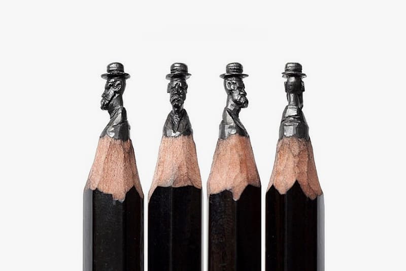 Intricate Hand-Carved Sculptures Made of Pencil Lead
