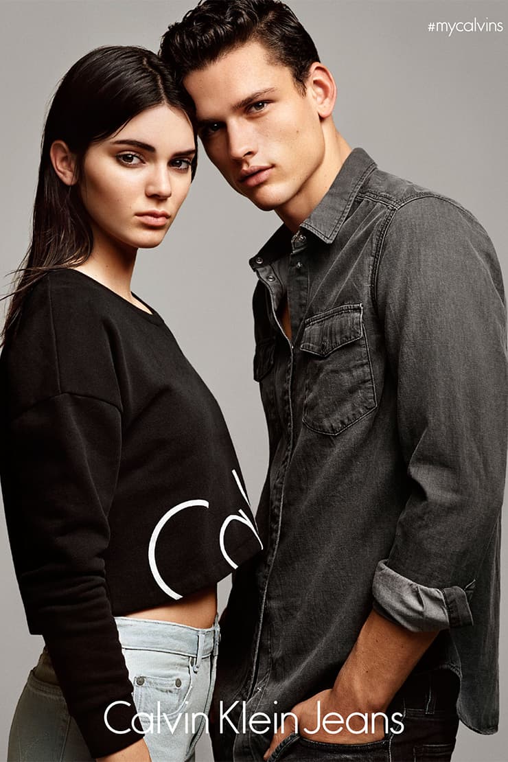 Kendall Jenner Fronts Calvin Klein Jeans 2015 Springsummer