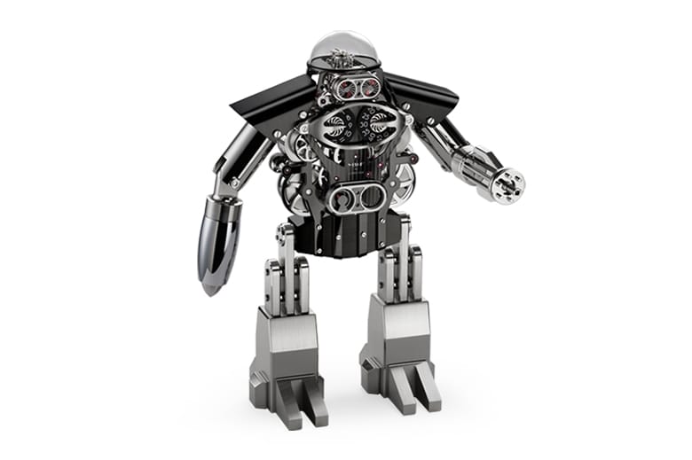 L'Epée Clocks x MB&F Melchior Robot Clock