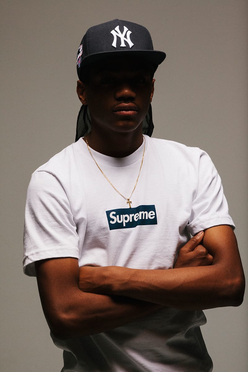 supreme yankees t shirt