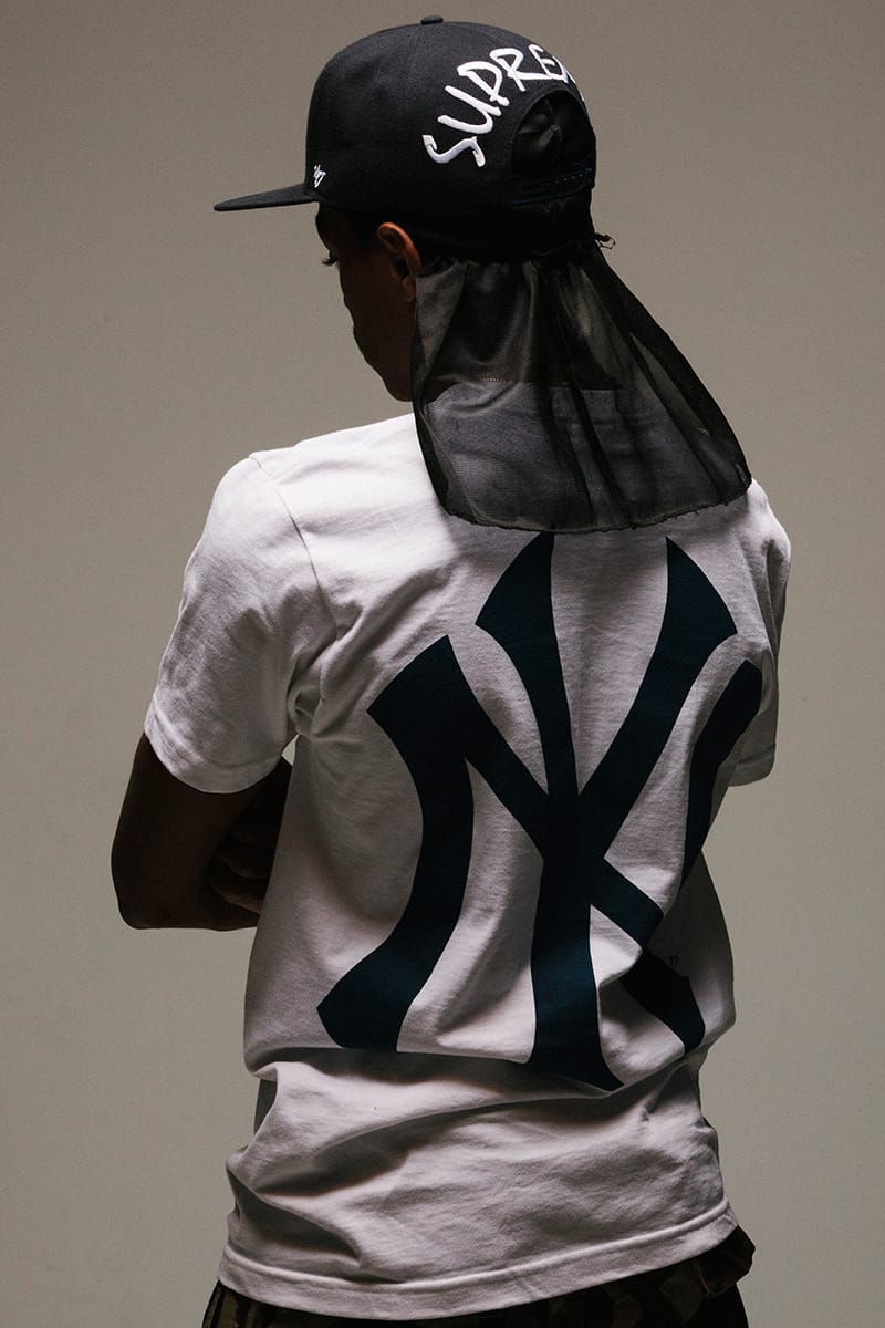 supreme new york yankees hoodie