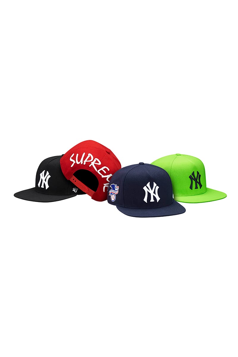国産格安Supreme NewYork Yankees 47brand Cap キャップ