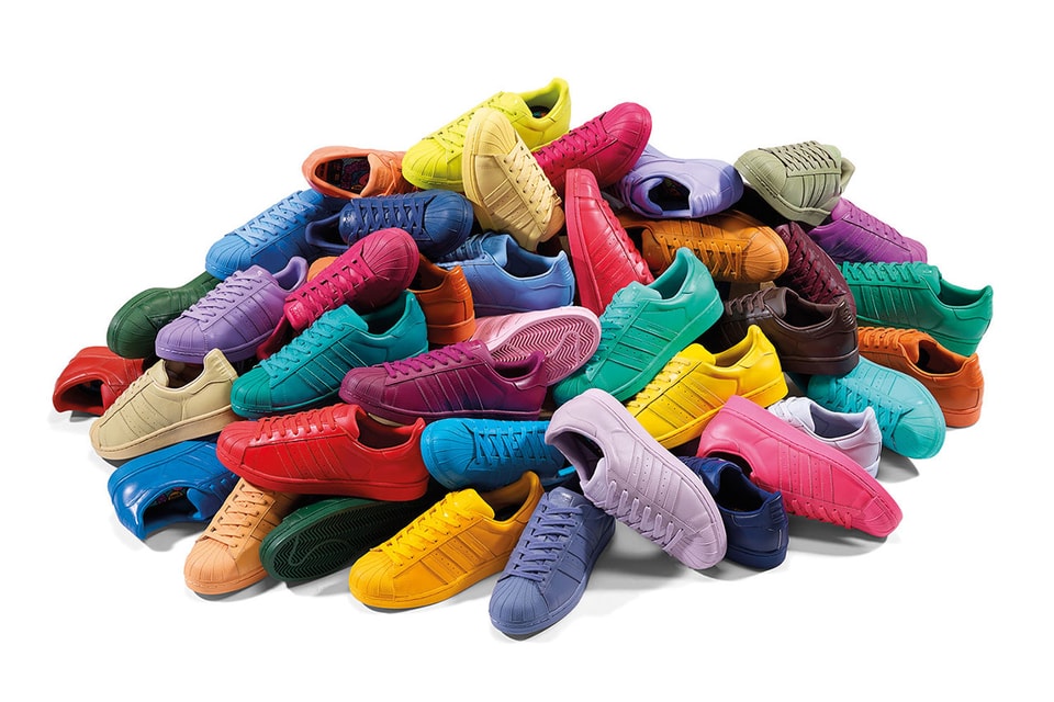 bagage Ga naar beneden werkzaamheid Pharrell Williams x adidas Originals "Supercolor" Collection Set to Release  in March with 50 Colorways | Hypebeast