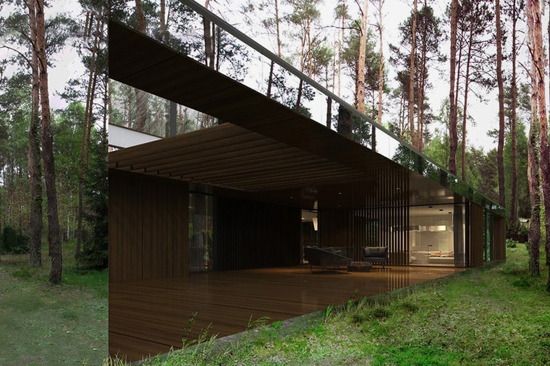 Reflective Home with Mirrored Facades by Reform Architekts