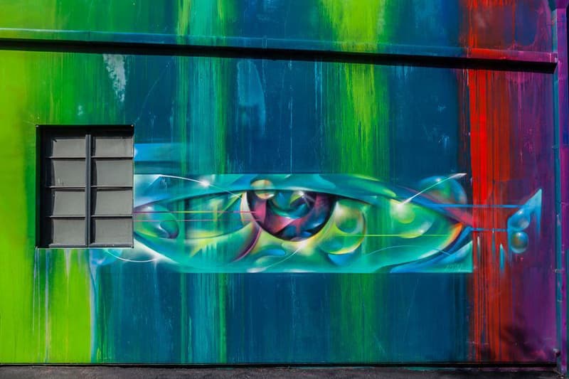 RISK Paints Mural at Sylvester Stallone's Former Santa Monica Studio