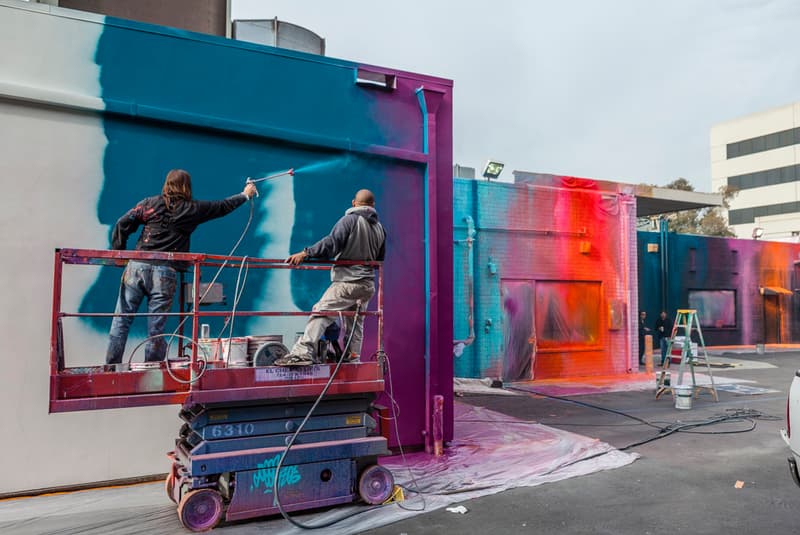 RISK Paints Mural at Sylvester Stallone's Former Santa Monica Studio