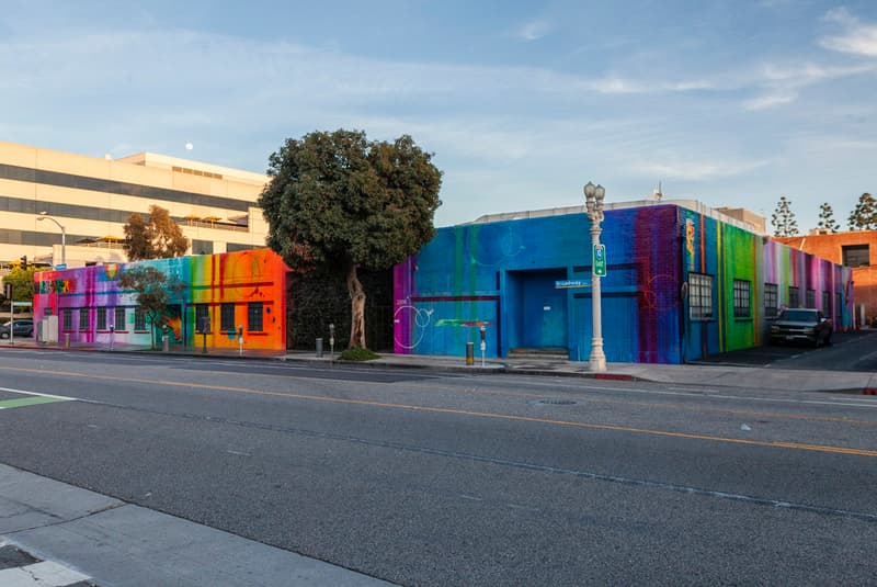 RISK Paints Mural at Sylvester Stallone's Former Santa Monica Studio