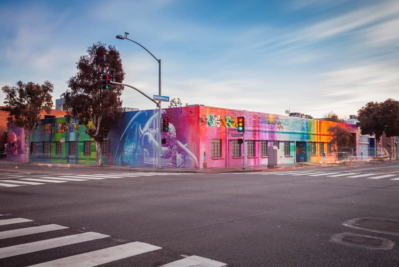 RISK Paints Mural at Sylvester Stallone's Former Santa Monica Studio