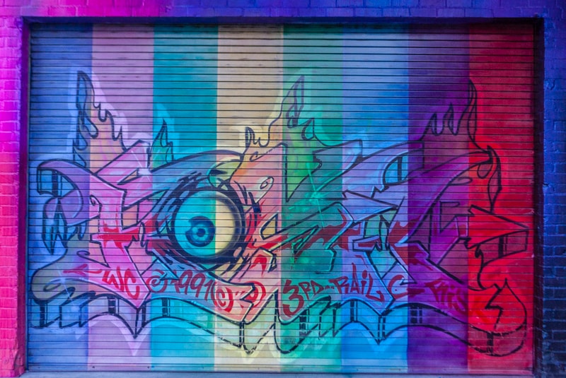 RISK Paints Mural at Sylvester Stallone's Former Santa Monica Studio