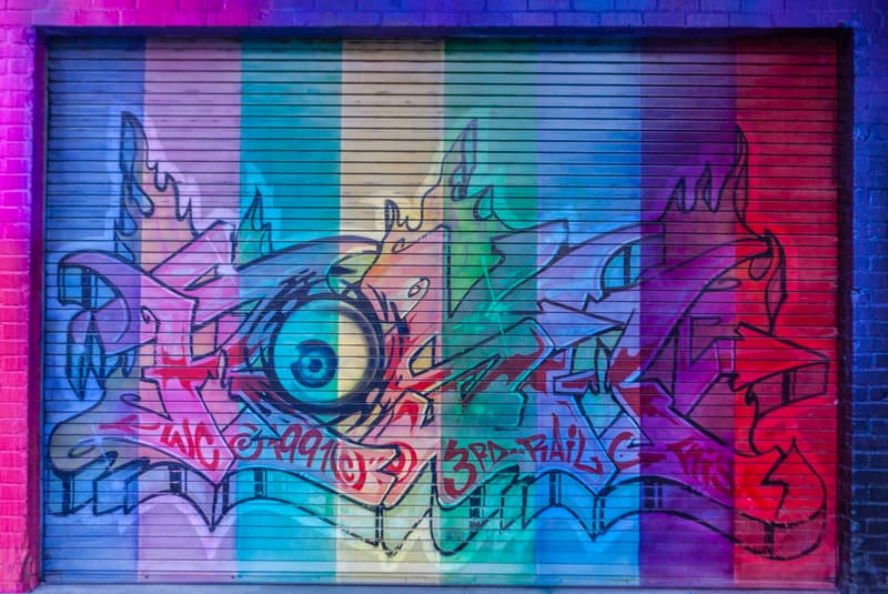 RISK Paints Mural at Sylvester Stallone's Former Santa Monica Studio