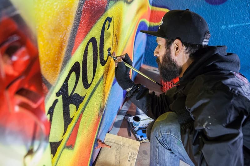 RISK Paints Mural at Sylvester Stallone's Former Santa Monica Studio