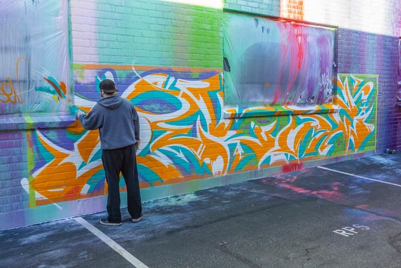 RISK Paints Mural at Sylvester Stallone's Former Santa Monica Studio